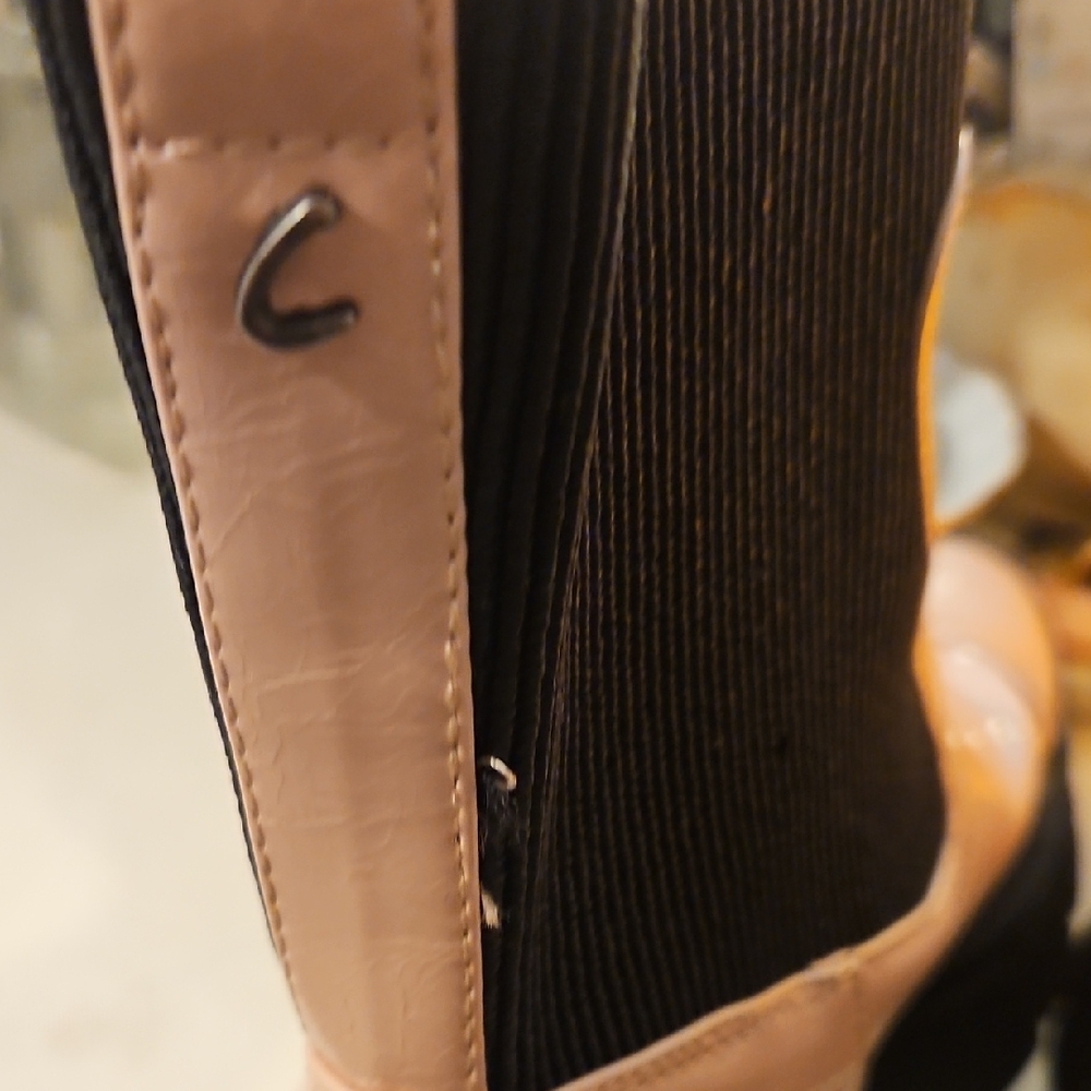 Circus by Sam Edelman Pink and Black Ankle Boots - Picture 4 of 8